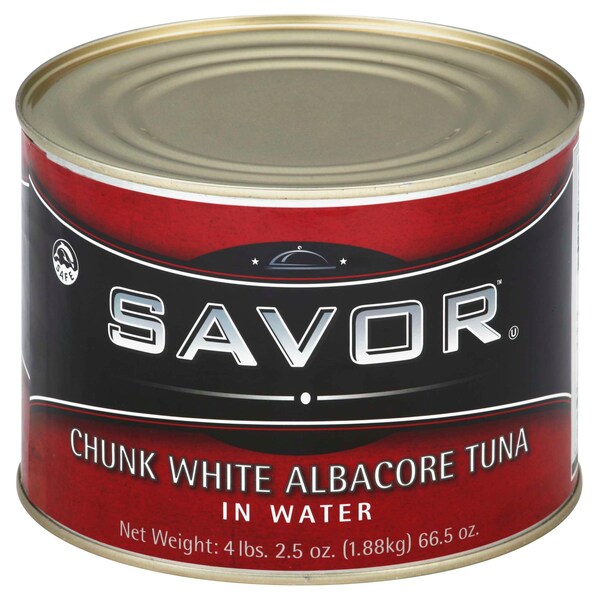Savor Imports Savor Imports Tuna Albacore In Water 66.5 oz., PK6 565870 - main